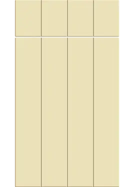 Click Here To Enlarge This Photo Of Bella Vanilla : Style : Austin. MDF Vinyl Wrapped Door/Drawer