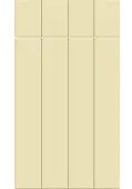 Bella Vanilla : Style : Austin. MDF Vinyl Wrapped Door/Drawer