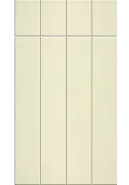 Bella Oakgrain Cream : Style : Austin. MDF Vinyl Wrapped Door/Drawer
