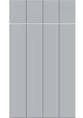 Bella Matt Dove Grey : Style : Austin. MDF Vinyl Wrapped Door/Drawer