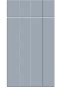 Bella Supermatt Denim : Style : Austin. MDF Vinyl Wrapped Door/Drawer