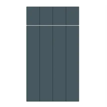 Click Here To Enlarge This Photo Of Bella Supermatt Colonial Blue : Style : Austin. MDF Vinyl Wrapped Door/Drawer