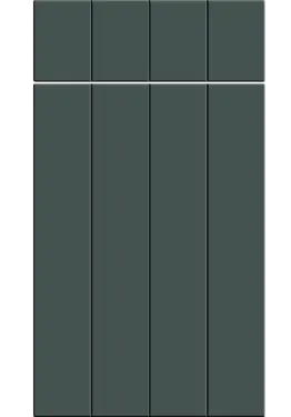 Click Here To Enlarge This Photo Of Bella Supermatt Kombu Green : Style : Austin. MDF Vinyl Wrapped Door/Drawer