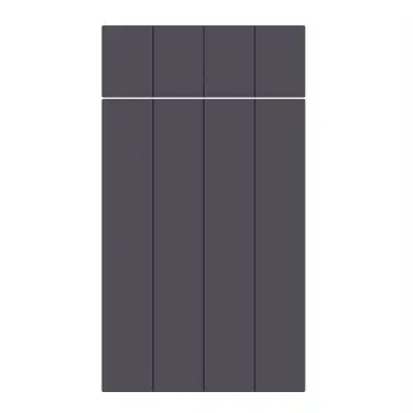 Click Here To Enlarge This Photo Of Bella Supermatt Indigo Blue : Style : Austin. MDF Vinyl Wrapped Door/Drawer