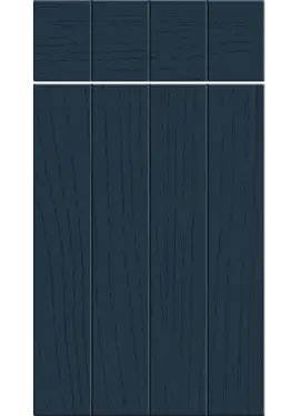 Click Here To Enlarge This Photo Of Bella Paintflow Matt Indigo Blue : Style : Austin. MDF Vinyl Wrapped Door/Drawer
