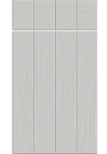 Bella Paintflow Matt Light Grey : Style : Austin. MDF Vinyl Wrapped Door/Drawer