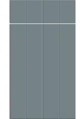 Bella Supermatt Mood Grey : Style : Austin. MDF Vinyl Wrapped Door/Drawer