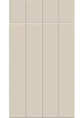 Bella Supermatt Taupe Grey : Style : Austin. MDF Vinyl Wrapped Door/Drawer