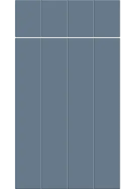 Click Here To Enlarge This Photo Of Bella Supermatt Misty Blue : Style : Austin. MDF Vinyl Wrapped Door/Drawer
