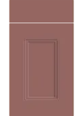 Bella Supermatt Rusty Red : Style : Buxton. MDF Vinyl Wrapped Door/Drawer