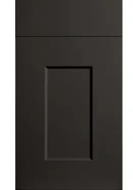Click Here To Enlarge This Photo Of Bella Supermatt Graphite : Style : Cambridge. MDF Vinyl Wrapped Door/Drawer