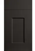 Bella Supermatt Graphite : Style : Cambridge. MDF Vinyl Wrapped Door/Drawer