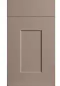 Bella Supermatt Cashmere : Style : Cambridge. MDF Vinyl Wrapped Door/Drawer