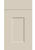 Bella Supermatt Taupe Grey : Style : Cambridge. MDF Vinyl Wrapped Door/Drawer