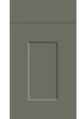 Bella Supermatt Smoke Green : Style : Cambridge. MDF Vinyl Wrapped Door/Drawer