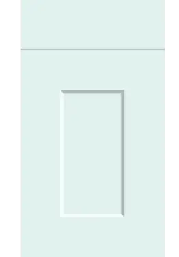 Click Here To Enlarge This Photo Of Bella Supermatt Scandinavian Blue : Style : Cambridge. MDF Vinyl Wrapped Door/Drawer