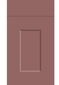 Bella Supermatt Rusty Red : Style : Cambridge. MDF Vinyl Wrapped Door/Drawer