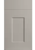 Bella Supermatt Pebble : Style : Cambridge. MDF Vinyl Wrapped Door/Drawer