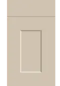 Bella Supermatt Macademia : Style : Cambridge. MDF Vinyl Wrapped Door/Drawer