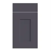Bella Supermatt Indigo Blue : Style : Cambridge. MDF Vinyl Wrapped Door/Drawer