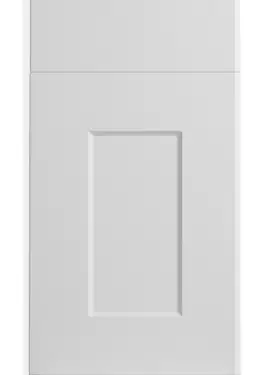 Click Here To Enlarge This Photo Of Bella Porcelain White : Style : Cambridge. MDF Vinyl Wrapped Door/Drawer