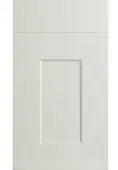 Bella High Gloss White : Style : Cambridge. MDF Vinyl Wrapped Door/Drawer