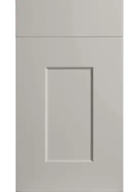 Click Here To Enlarge This Photo Of Bella High Gloss Cashmere : Style : Cambridge. MDF Vinyl Wrapped Door/Drawer