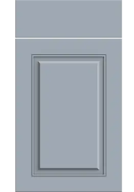 Click Here To Enlarge This Photo Of Bella Supermatt Denim : Style : Carlton. MDF Vinyl Wrapped Door/Drawer