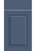 Bella Supermatt Colonial Blue : Style : Carlton. MDF Vinyl Wrapped Door/Drawer