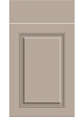 Click Here To Enlarge This Photo Of Bella Supermatt Cashmere : Style : Carlton. MDF Vinyl Wrapped Door/Drawer