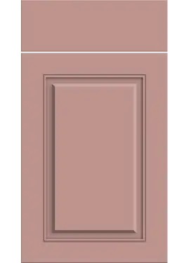 Click Here To Enlarge This Photo Of Bella Supermatt Blush Pink : Style : Carlton. MDF Vinyl Wrapped Door/Drawer