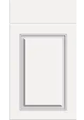 Bella Supermatt White : Style : Carlton. MDF Vinyl Wrapped Door/Drawer