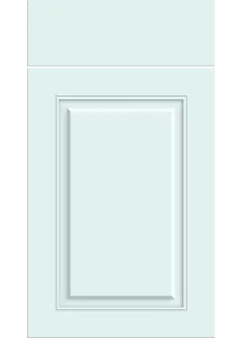 Click Here To Enlarge This Photo Of Bella Supermatt Scandinavian Blue : Style : Carlton. MDF Vinyl Wrapped Door/Drawer