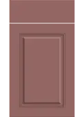 Bella Supermatt Rusty Red : Style : Carlton. MDF Vinyl Wrapped Door/Drawer