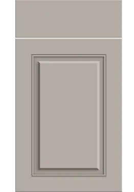 Click Here To Enlarge This Photo Of Bella Supermatt Pebble : Style : Carlton. MDF Vinyl Wrapped Door/Drawer