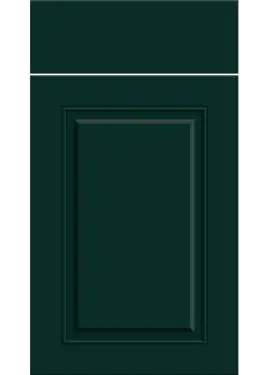 Click Here To Enlarge This Photo Of Bella Supermatt Fir Green : Style : Carlton. MDF Vinyl Wrapped Door/Drawer