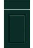 Bella Supermatt Fir Green : Style : Carlton. MDF Vinyl Wrapped Door/Drawer