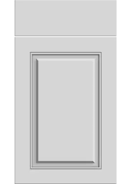Click Here To Enlarge This Photo Of Bella Porcelain White : Style Carlton. MDF Vinyl Wrapped Door/Drawer