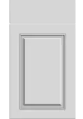Bella Porcelain White : Style Carlton. MDF Vinyl Wrapped Door/Drawer