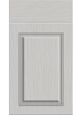 Click Here To Enlarge This Photo Of Bella Paintflow Matt Light Grey : Style : Carlton. MDF Vinyl Wrapped Door/Drawer