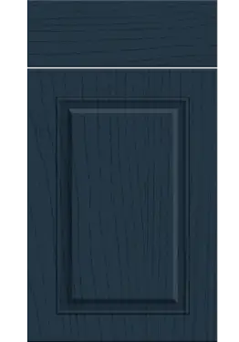 Click Here To Enlarge This Photo Of Bella Paintflow Matt Indigo Blue : Style : Carlton. MDF Vinyl Wrapped Door/Drawer