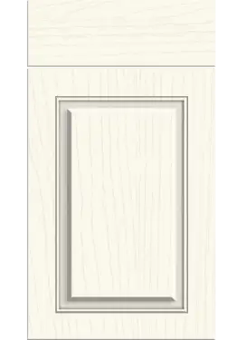 Click Here To Enlarge This Photo Of Bella Paintflow Matt White : Style : Carlton. MDF Vinyl Wrapped Door/Drawer