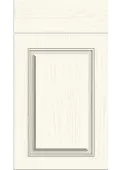 Bella Paintflow Matt White : Style : Carlton. MDF Vinyl Wrapped Door/Drawer