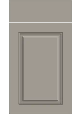 Click Here To Enlarge This Photo Of Bella Matt Stone Grey : Style : Carlton. MDF Vinyl Wrapped Door/Drawer