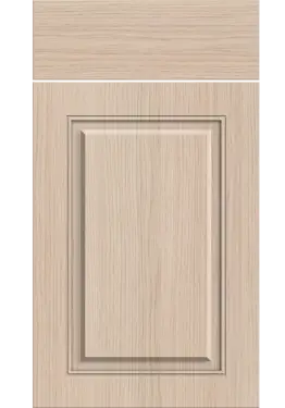 Click Here To Enlarge This Photo Of Bella Light Vicenza Oak : Style : Carlton. MDF Vinyl Wrapped Door/Drawer