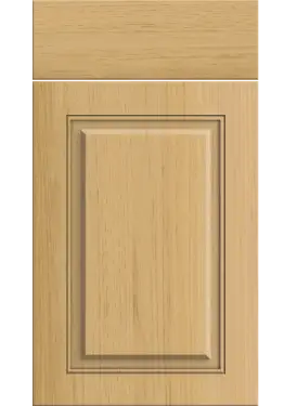 Click Here To Enlarge This Photo Of Bella Lissa Oak : Style : Carlton. MDF Vinyl Wrapped Door/Drawer