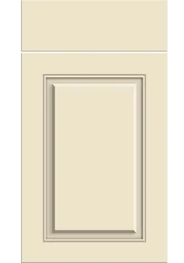 Click Here To Enlarge This Photo Of Bella Ivory : Style : Carlton. MDF Vinyl Wrapped Door/Drawer