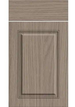 Click Here To Enlarge This Photo Of Bella Grey Vicenza Oak : Style : Carlton. MDF Vinyl Wrapped Door/Drawer