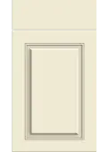 Bella Alabaster : Style : Carlton. MDF Vinyl Wrapped Door/Drawer