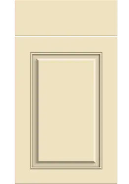 Click Here To Enlarge This Photo Of Bella High Gloss Cream : Style : Carlton. MDF Vinyl Wrapped Door/Drawer